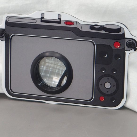 Vintage 1990s  Prism Toy Viewer Finder Necklace Cosplay Fake Camera Prop - Picture 9 of 11